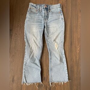 J. Crew Women’s Light Blue Demi Boot Crop Petite Denim Jeans, Sz 25P